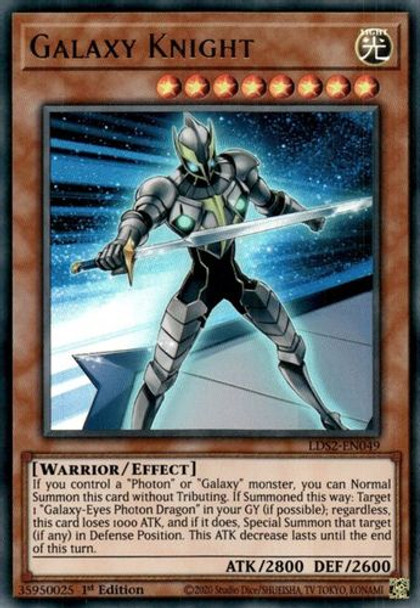 LDS2-EN049 Galaxy Knight (Ultra Rare) <1st>