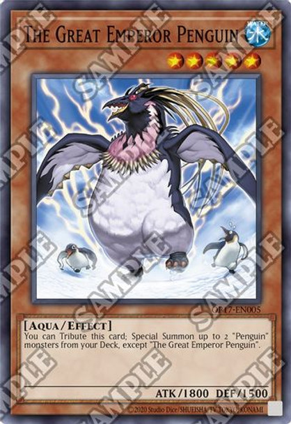 OP17-EN005 The Great Emperor Penguin (Super Rare) <Unl>