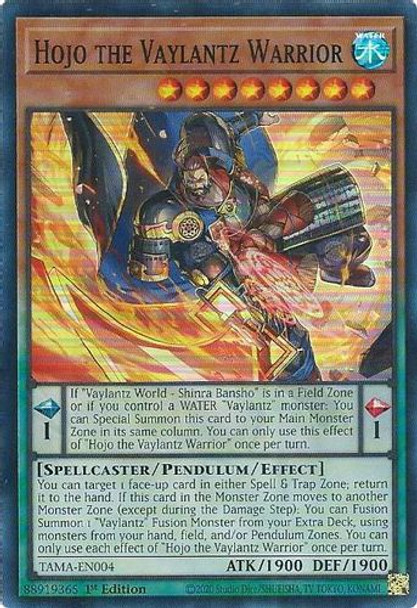 TAMA-EN004 Hojo the Vaylantz Warrior (Super Rare) <1st>