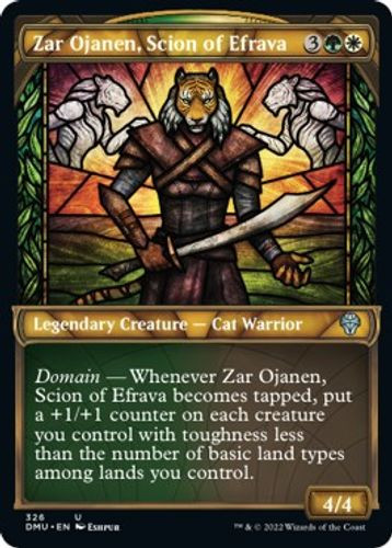 DMU-326U Zar Ojanen, Scion of Efrava (Showcase) (Foil)