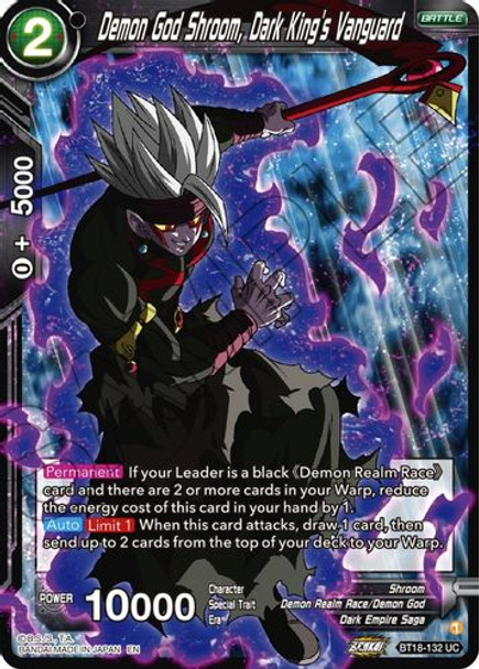 BT18-132UC Demon God Shroom, Dark King's Vanguard (Foil) - Grand J