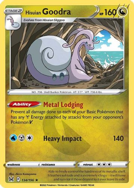 [SWSH11][LOR-134/196HR] Hisuian Goodra (Holo)