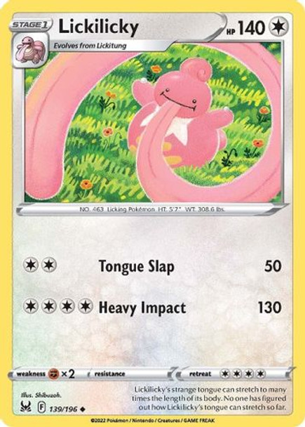 [SWSH11][LOR-139/196UC] Lickilicky