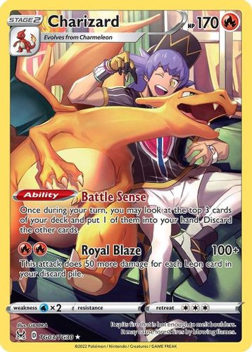 [SWSH11a][LOR-03/30TG] Charizard (Holo)
