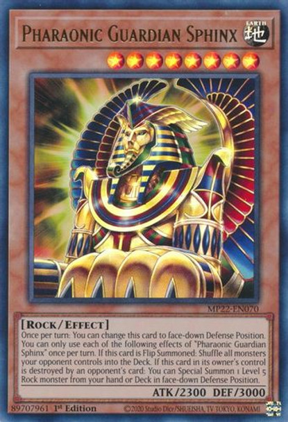 MP22-EN070 Pharaonic Guardian Sphinx (Ultra Rare) <1st>