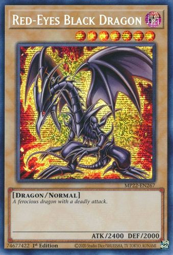 MP22-EN267 Red-Eyes Black Dragon (Prismatic Secret Rare) <1st>