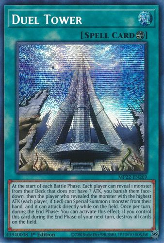 MP22-EN269 Duel Tower (Prismatic Secret Rare) <1st>
