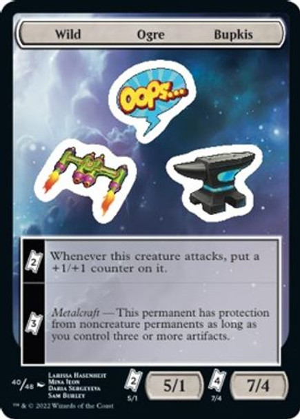 UNF-STICKER-40/48 Wild Ogre Bupkis