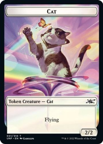 UNFTOK-01//13 Cat // Treasure Double-sided Token (Foil)