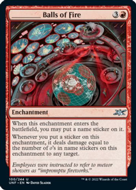 UNF-100U _____ Balls of Fire (Foil)