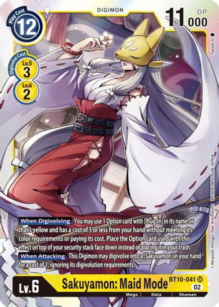 BT10-041SR Sakuyamon: Maid Mode (Foil)