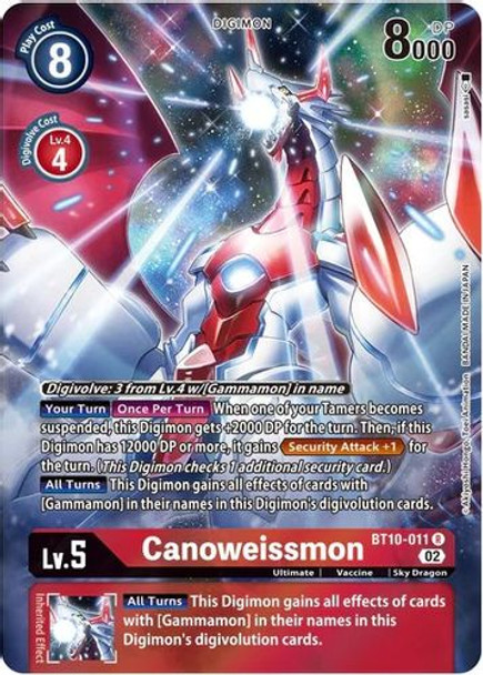 BT10-011R Canoweissmon (Alternate Art) (Foil)