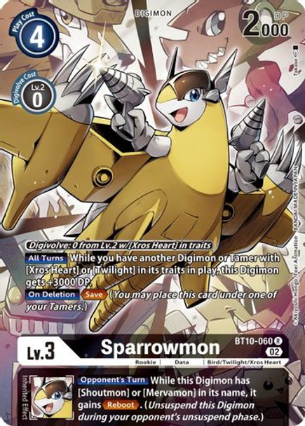 BT10-060R Sparrowmon (Alternate Art) (Foil)