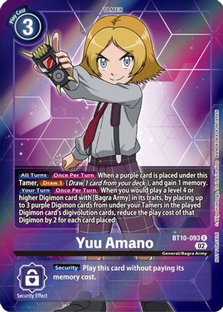 BT10-093R Yuu Amano (Box Topper) (Foil)