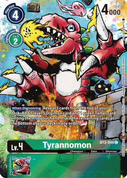 BT02-044C Tyrannomon - BT2-044 (25th Special Memorial Pack) (Foil)