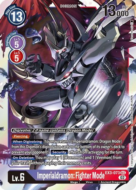 EX03-073SEC Imperialdramon: Fighter Mode (Foil)