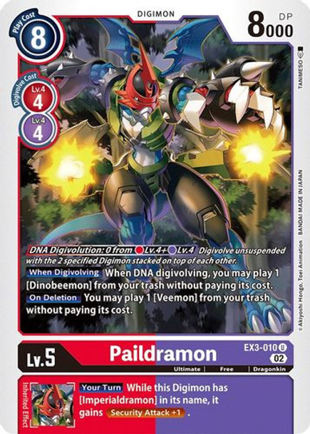 [EX03-010U] Paildramon (Alternate Art) (Foil)