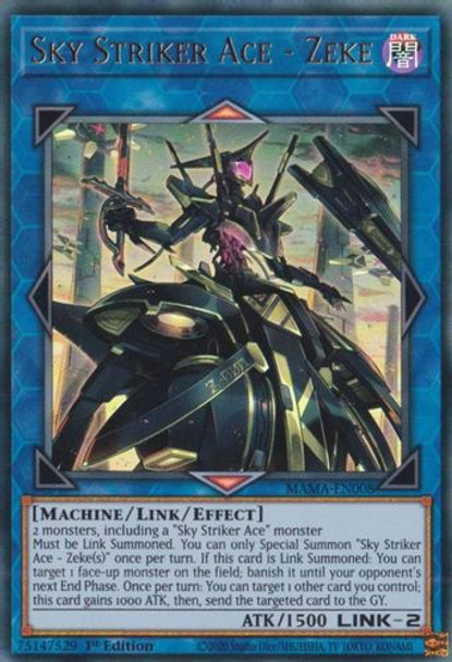 MAMA-EN008 Sky Striker Ace - Zeke (Ultra Rare) <1st>