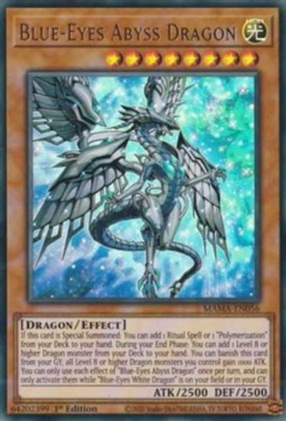 MAMA-EN056 Blue-Eyes Abyss Dragon (Ultra Rare) <1st>