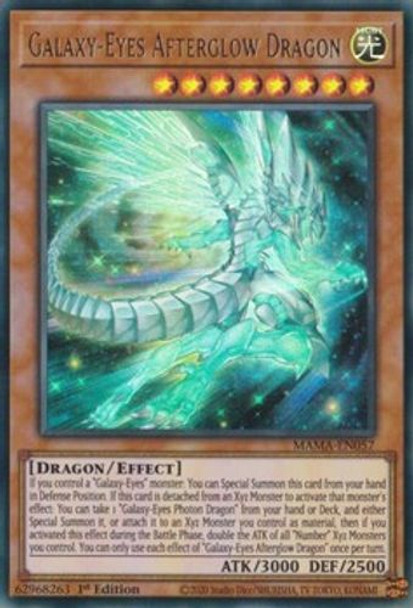 MAMA-EN057 Galaxy-Eyes Afterglow Dragon (Ultra Rare) <1st>