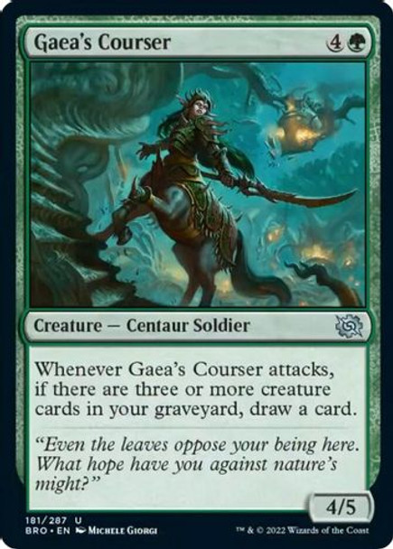 BRO-181U Gaea's Courser (Foil)