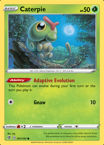 SWSH02-001/192C Caterpie