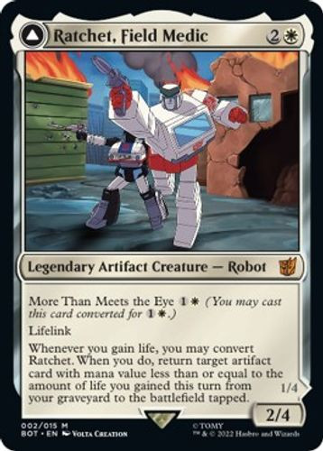 BOT-002M Ratchet, Field Medic