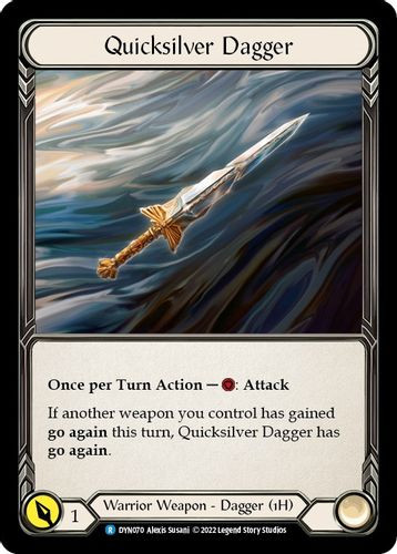 FAB08 1st DYN-070R Quicksilver Dagger (DYN070)