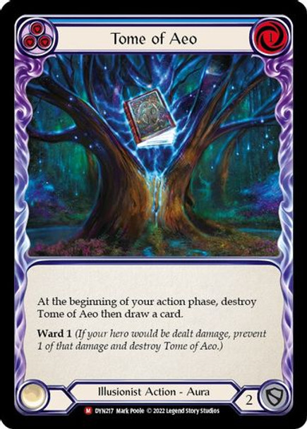 FAB08 1st DYN-217M Tome of Aeo (Rainbow Foil)