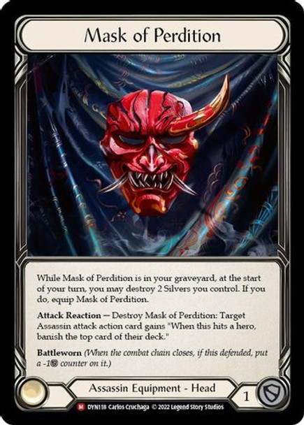 FAB08 1st DYN-118M Mask of Perdition (Cold Foil)