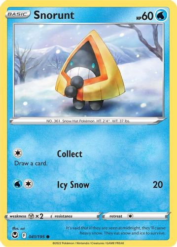 [SWSH12][SIT-041/195C] Snorunt