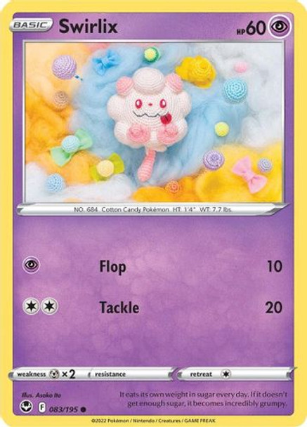 [SWSH12][SIT-083/195C] Swirlix (Reverse Holo)