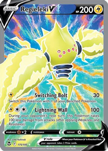 [SWSH12][SIT-175/195UR] Regieleki V (Full Art) (Holo)