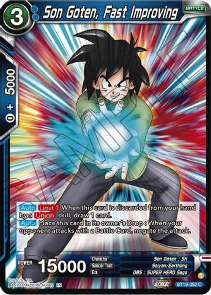 BT19-052C Son Goten, Fast Improving