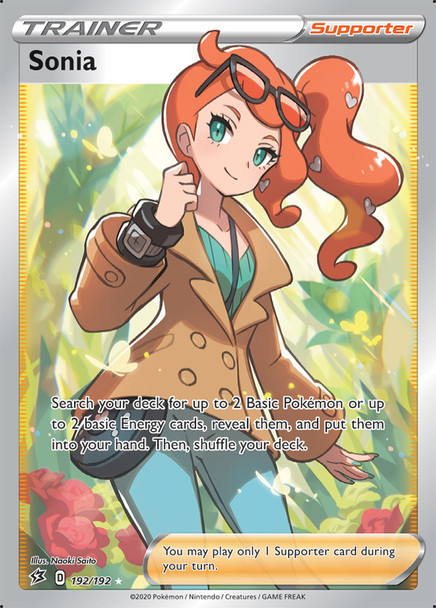 [SWSH02][RCL-192/192UR] Sonia (Full Art) (Holo)