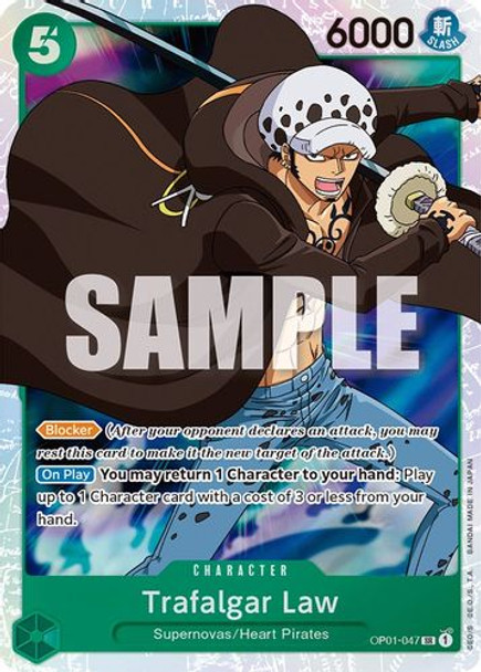 OP01-047SR Trafalgar Law (Foil)