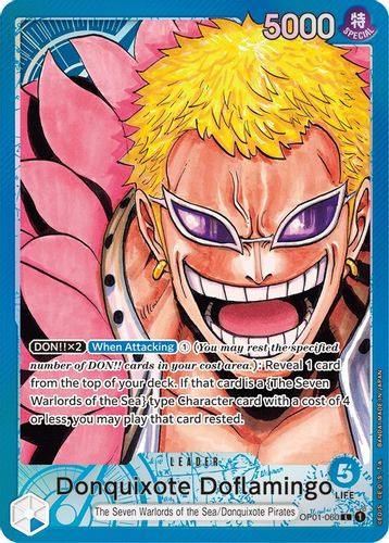 OP01-060L Donquixote Doflamingo (Alternate Art) (Foil)