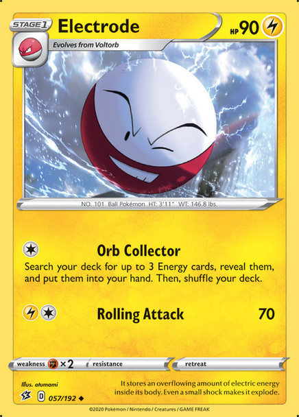 SWSH02-057/192UC Electrode (Reverse Holo)