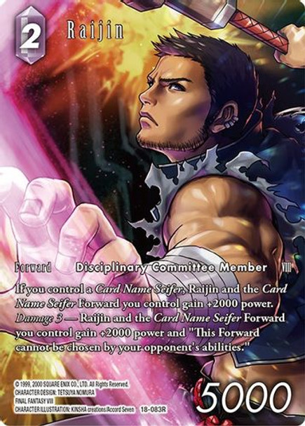 FF18-083R Raijin (Full Art) (Foil)