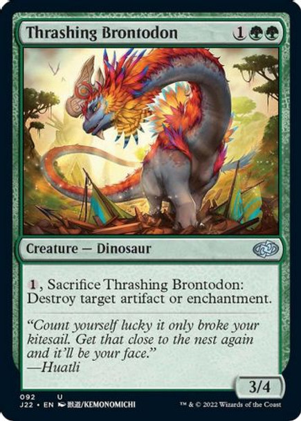 J22-092U Thrashing Brontodon