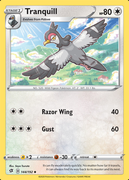 [SWSH02][RCL-144/192UC] Tranquil (Reverse Holo)
