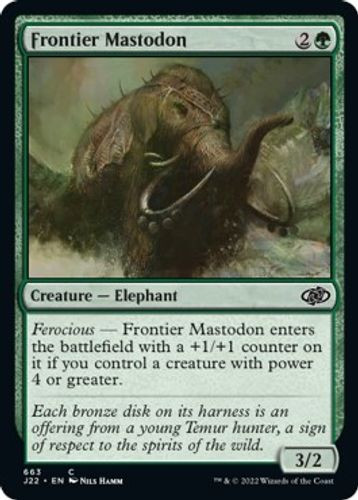 J22-663C Frontier Mastodon
