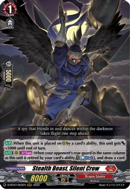 D-BT07/003EN RRR Stealth Beast, Silent Crow