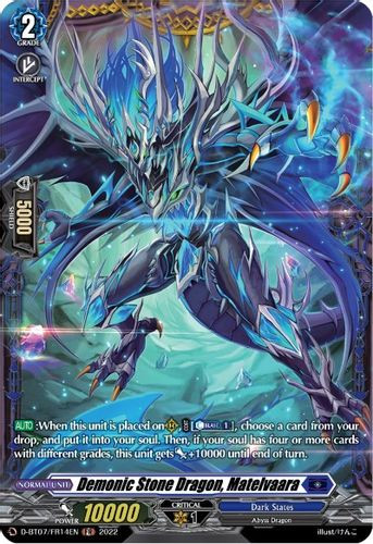 D-BT07/FR14EN FR Demonic Stone Dragon, Matelvaara (FR)