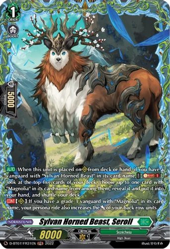 D-BT07/FR31EN FR Sylvan Horned Beast, Seroll (FR)