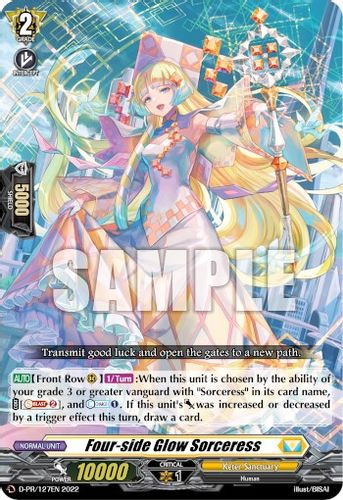 D-PR/127EN PR Four-side Glow Sorceress