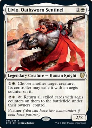 CMR-031R Livio, Oathsworn Sentinel (Foil)