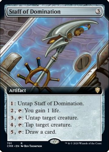 CMR-701R Staff of Domination (Extended Art) (Foil)
