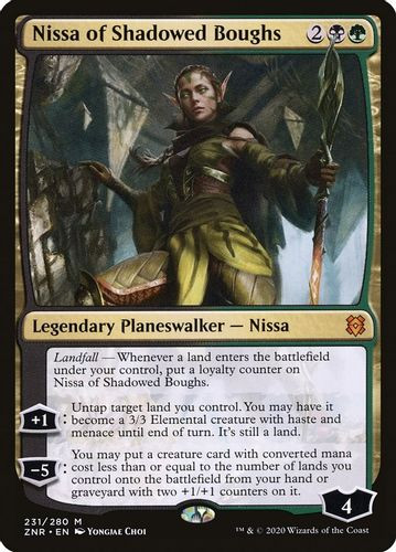 ZNR-231M Nissa of Shadowed Boughs