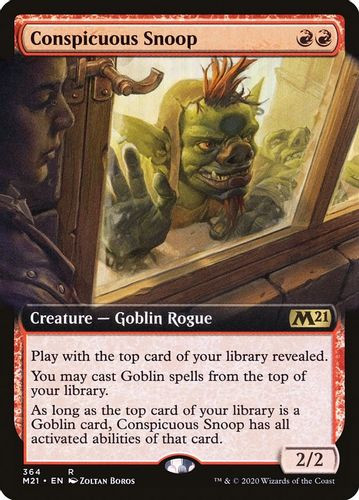 M21-364R Conspicuous Snoop (Extended Art) (Foil)